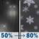 Thursday Night: Rain likely before 2am, then rain and snow. Cloudy, with a low around 33. Northeast wind 8 to 14 mph. Chance of precipitation is 80%. New snow accumulation of less than half an inch possible. Thursday Night: Rain And Snow