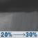 Thursday Night: A chance of rain showers. Partly cloudy, with a low around 47. West wind around 12 mph. Chance of precipitation is 30%. Thursday Night: Chance Rain Showers