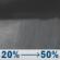 Tuesday Night: A chance of rain showers after 7pm. Partly cloudy, with a low around 54. South wind around 10 mph. Chance of precipitation is 50%. Tuesday Night: Chance Rain Showers