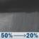 Wednesday Night: A chance of rain showers before 5am. Partly cloudy, with a low around 48. West wind around 14 mph. Chance of precipitation is 50%. Wednesday Night: Chance Rain Showers