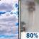 Saturday: Mostly Cloudy then Light Rain