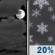 Friday Night: Mostly Cloudy then Slight Chance Light Snow