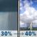 Saturday: A chance of rain showers between 8am and 2pm, then a chance of showers and thunderstorms. Partly sunny, with a high near 79. Southwest wind 2 to 9 mph. Chance of precipitation is 40%. Saturday: Chance Rain Showers